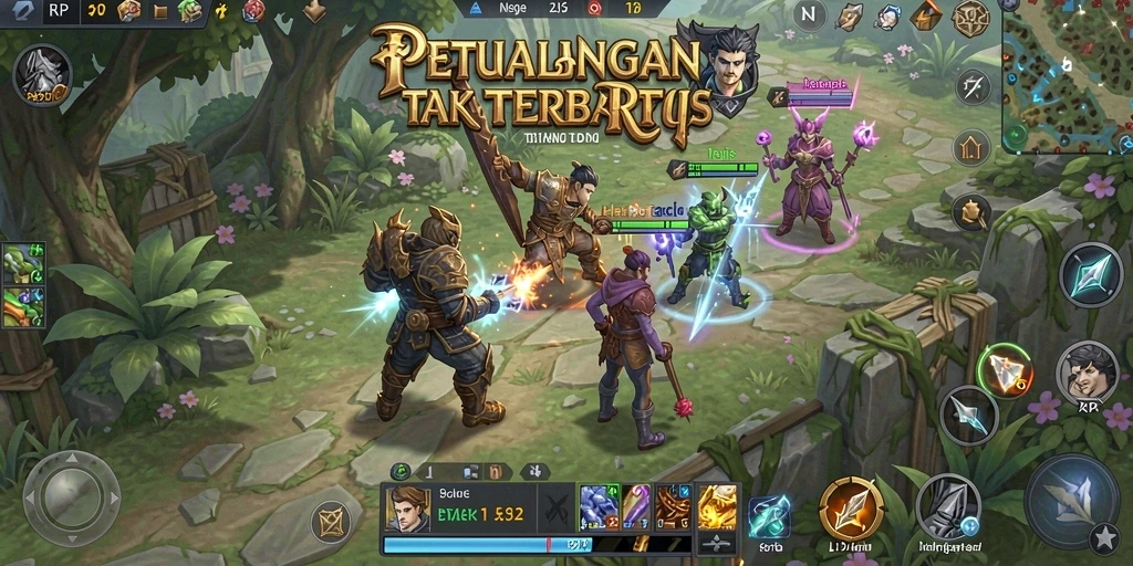 Screenshot gameplay RPG 99RP memperlihatkan pertarungan yang seru dan karakter menarik.