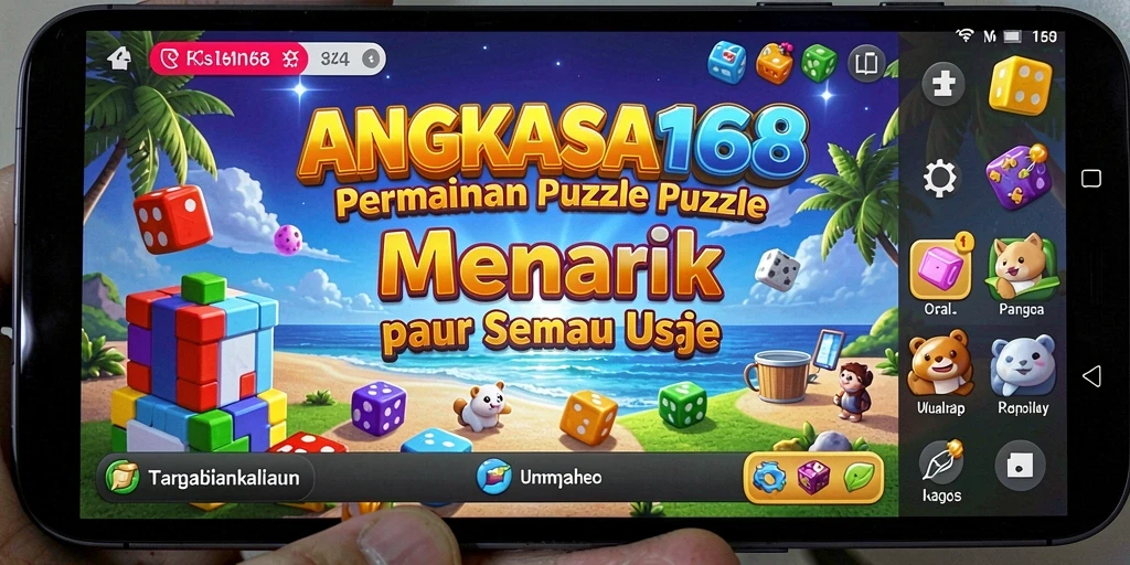 Screenshot gameplay ANGKASA168 yang menampilkan berbagai teka-teki menarik.