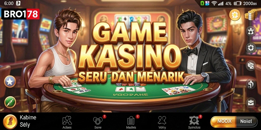 Tampilan gameplay yang memukau dan interaktif di BRO178.