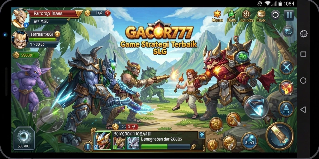 Tampilan gameplay yang mendebarkan di GACOR777.