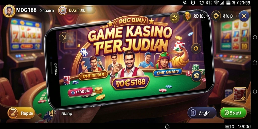 Tampilan gameplay menarik dari MDG188 dengan permainan Kasino seru.