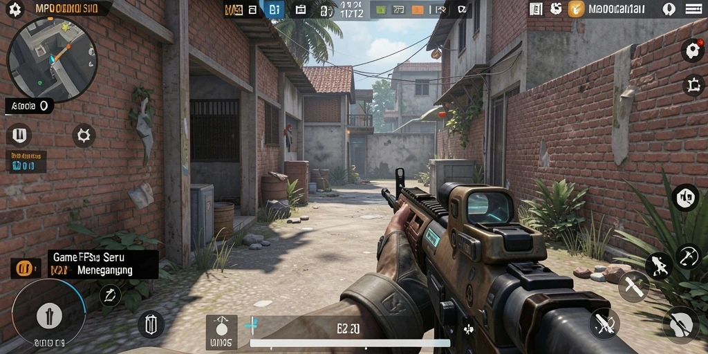 Tangkapan layar gameplay MPO2121 yang menampilkan aksi intens dan mendebarkan.