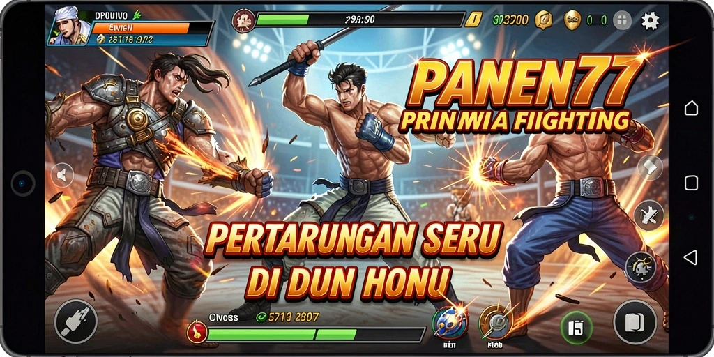 Tampilan gameplay seru dan penuh aksi di PANEN77.