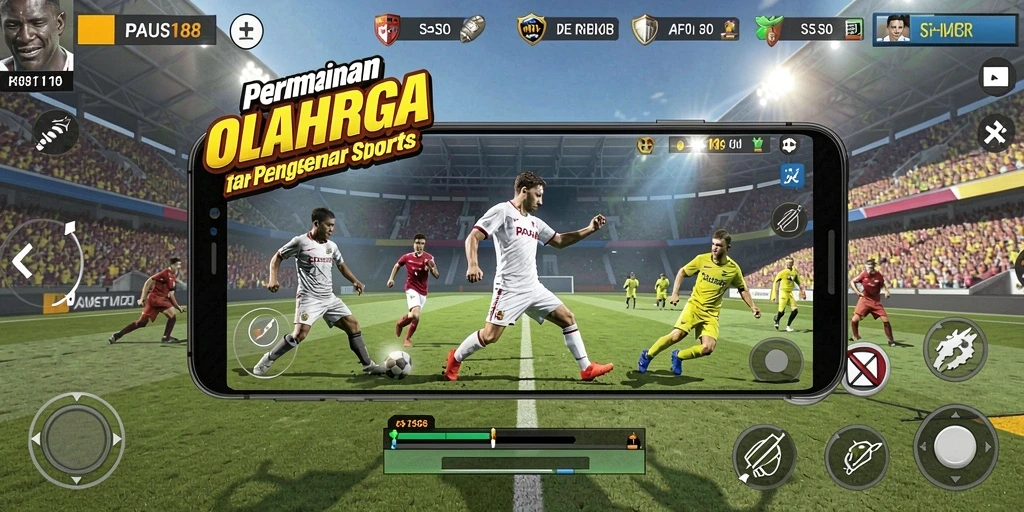 Tampilan gameplay seru dari PAUS188 dengan berbagai mode olahraga.
