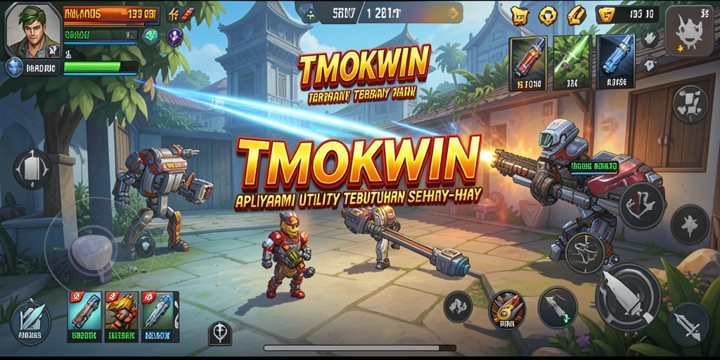Screenshot TMOKWIN menampilkan antarmuka pengguna yang intuitif dan fitur pengingat.